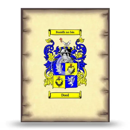 Dool Coat of Arms Print