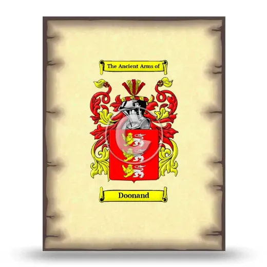 Doonand Coat of Arms Print