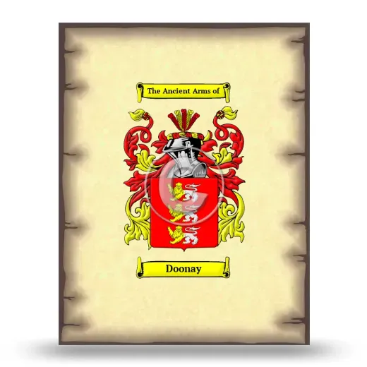 Doonay Coat of Arms Print