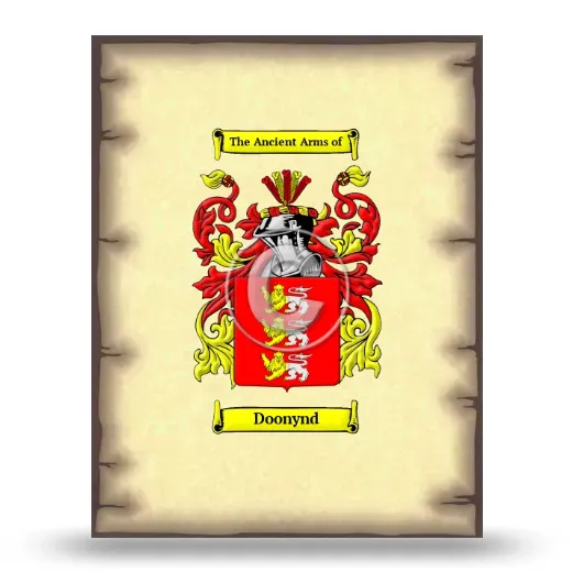 Doonynd Coat of Arms Print