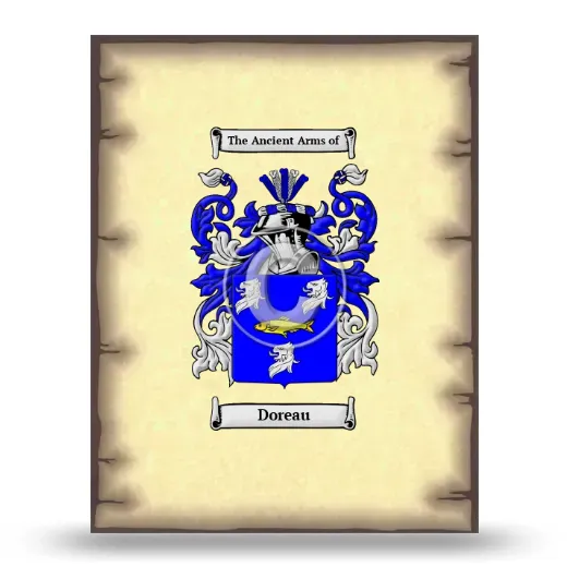 Doreau Coat of Arms Print