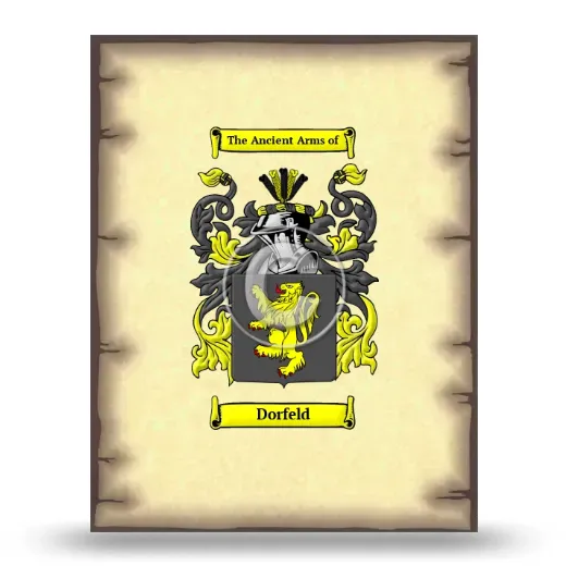 Dorfeld Coat of Arms Print