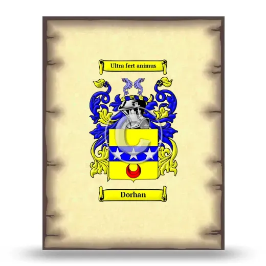 Dorhan Coat of Arms Print