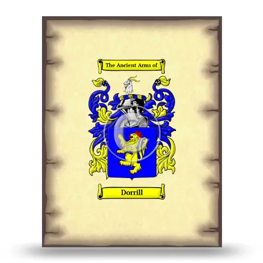Dorrill Coat of Arms Print