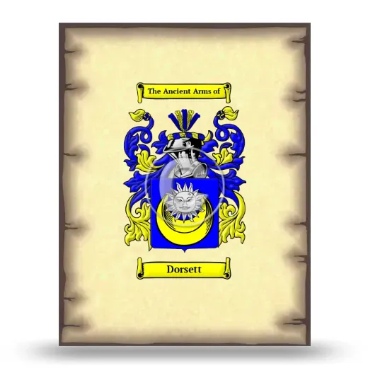 Dorsett Coat of Arms Print