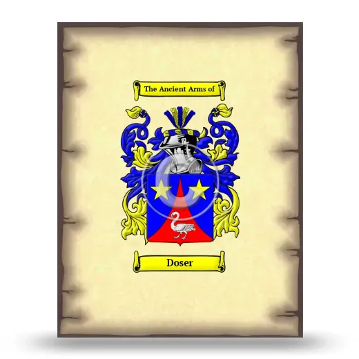 Doser Coat of Arms Print