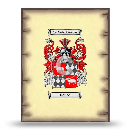 Douce Coat of Arms Print