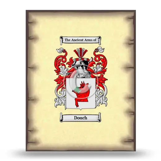 Douch Coat of Arms Print