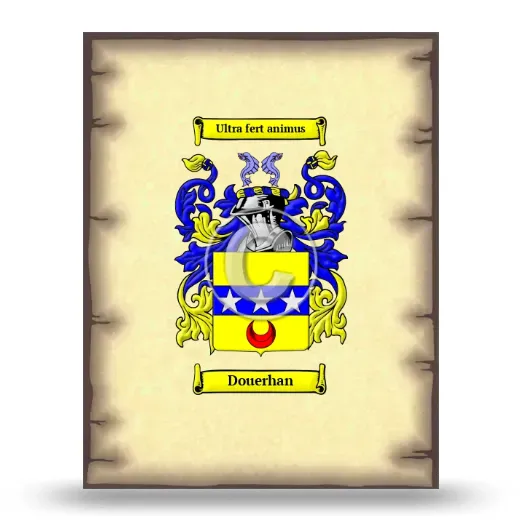Douerhan Coat of Arms Print
