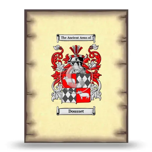 Dousset Coat of Arms Print