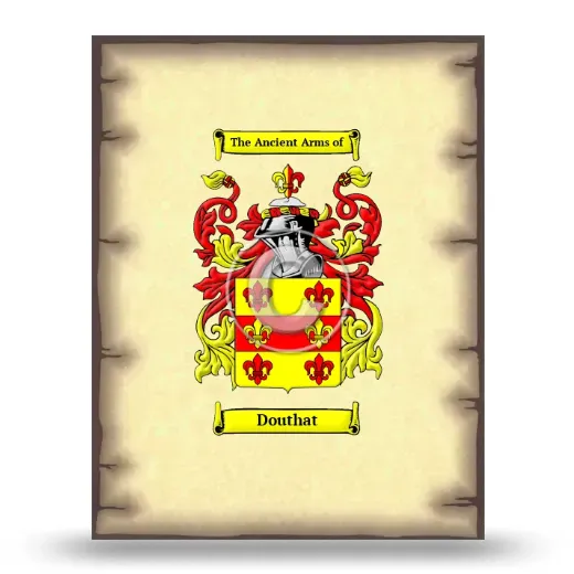 Douthat Coat of Arms Print