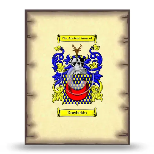 Dowbekin Coat of Arms Print