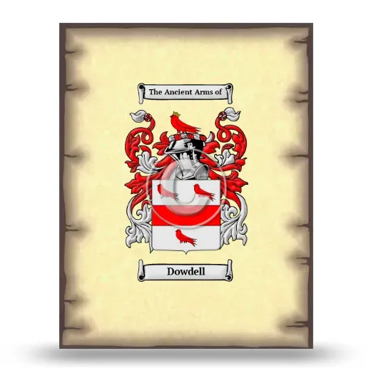 Dowdell Coat of Arms Print
