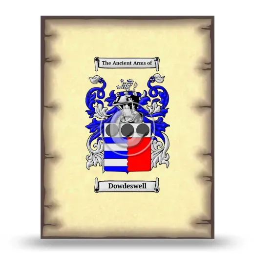 Dowdeswell Coat of Arms Print