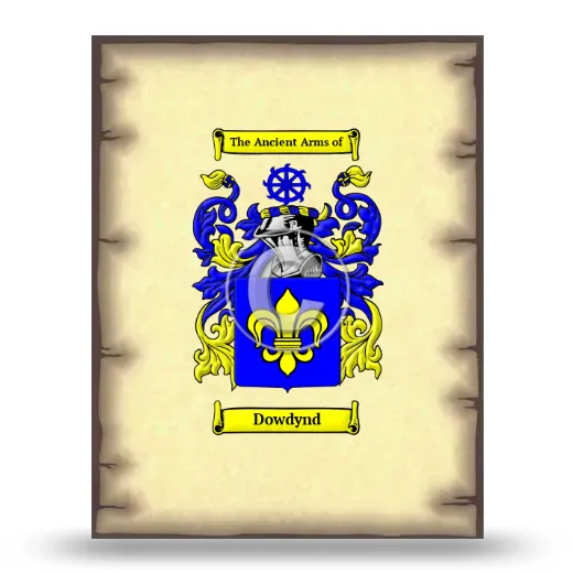 Dowdynd Coat of Arms Print