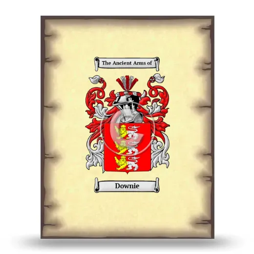 Downie Coat of Arms Print