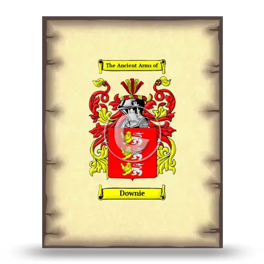 Downie Coat of Arms Print
