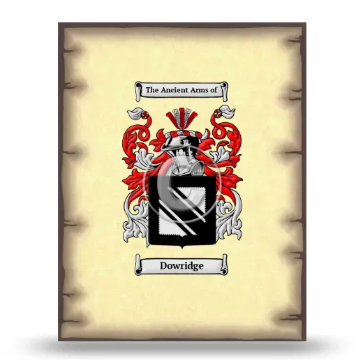 Dowridge Coat of Arms Print