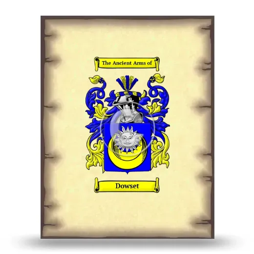 Dowset Coat of Arms Print