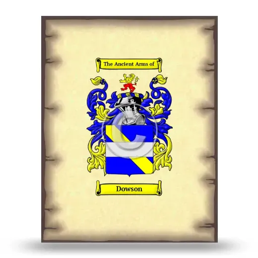 Dowson Coat of Arms Print