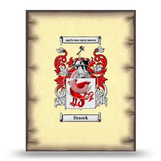 Draock Coat of Arms Print