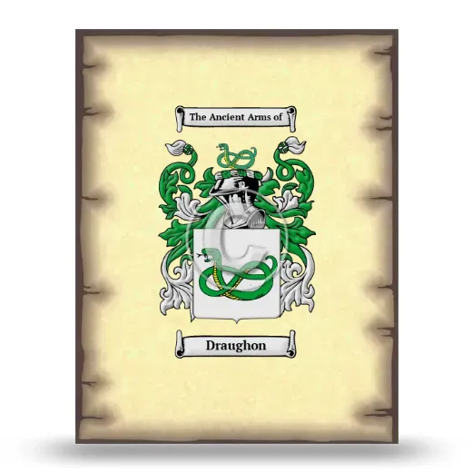Draughon Coat of Arms Print