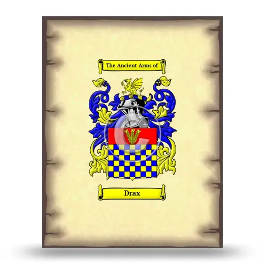 Drax Coat of Arms Print