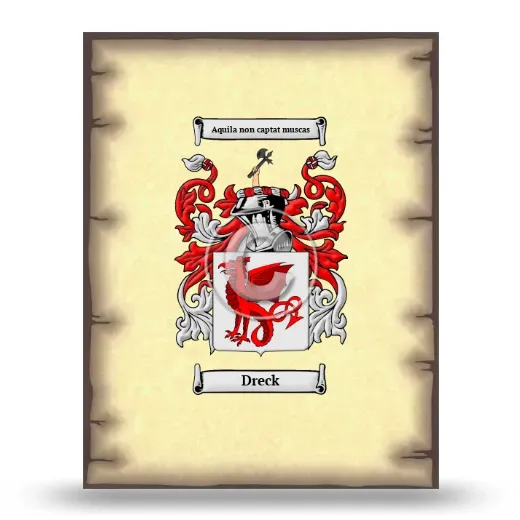 Dreck Coat of Arms Print