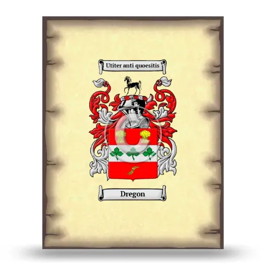 Dregon Coat of Arms Print
