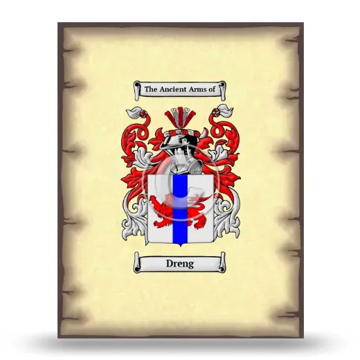 Dreng Coat of Arms Print