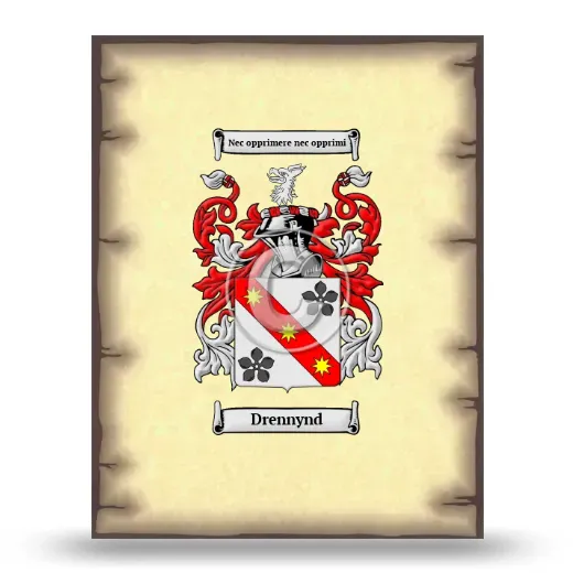 Drennynd Coat of Arms Print