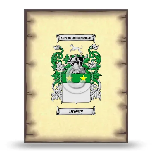 Drewry Coat of Arms Print