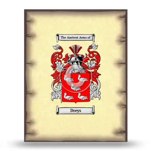 Dreys Coat of Arms Print