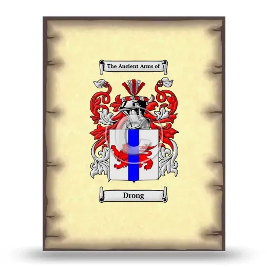 Drong Coat of Arms Print