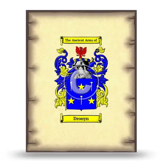 Drouyn Coat of Arms Print
