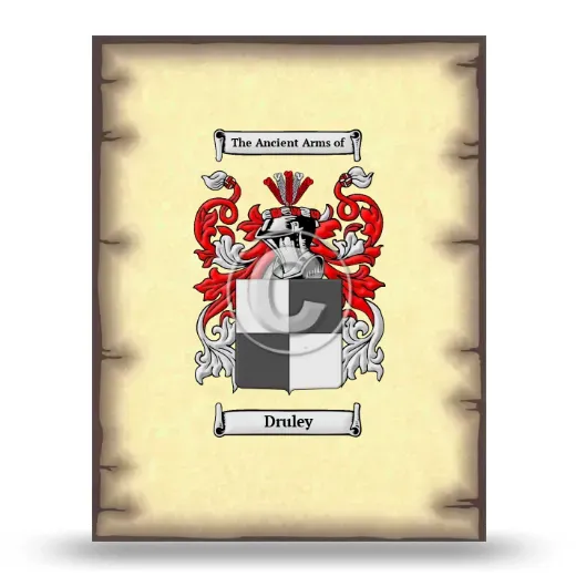 Druley Coat of Arms Print