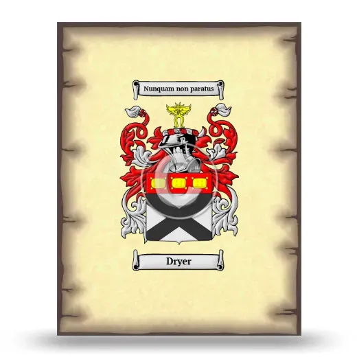 Dryer Coat of Arms Print