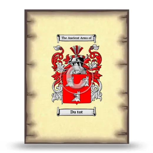 Du tot Coat of Arms Print