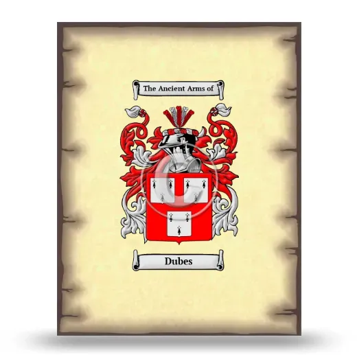 Dubes Coat of Arms Print