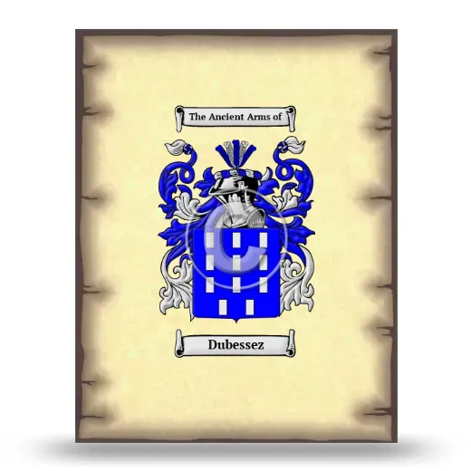 Dubessez Coat of Arms Print
