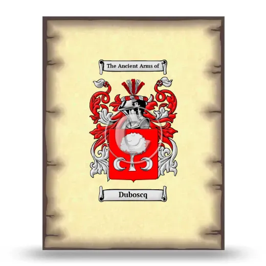 Duboscq Coat of Arms Print