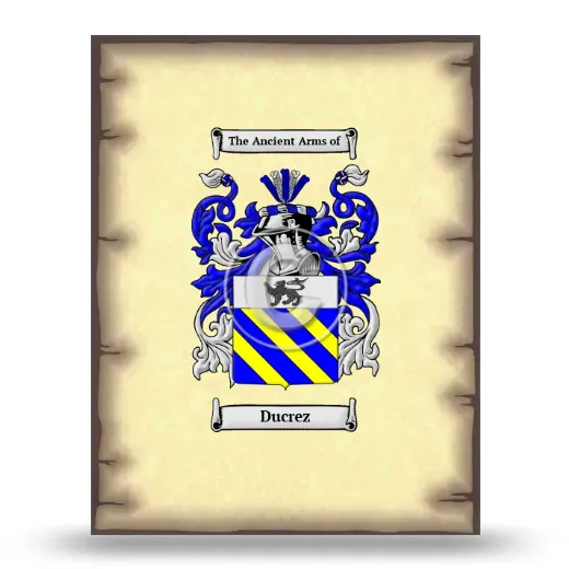 Ducrez Coat of Arms Print