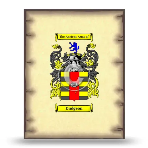 Dudgeon Coat of Arms Print