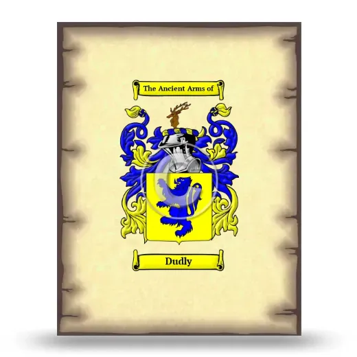 Dudly Coat of Arms Print