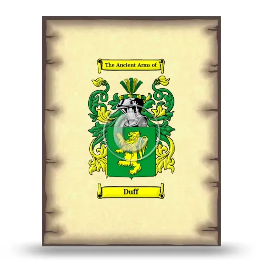Duff Coat of Arms Print