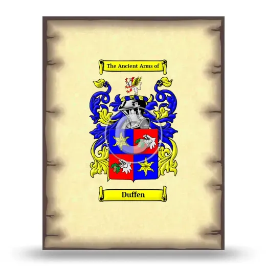 Duffen Coat of Arms Print