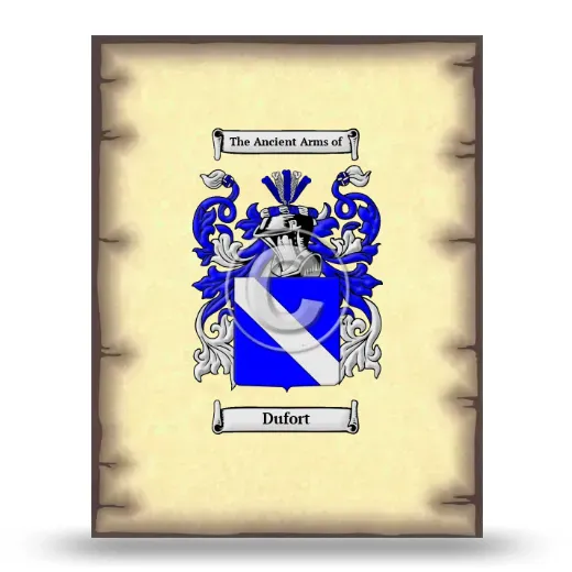 Dufort Coat of Arms Print