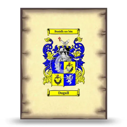 Dugall Coat of Arms Print
