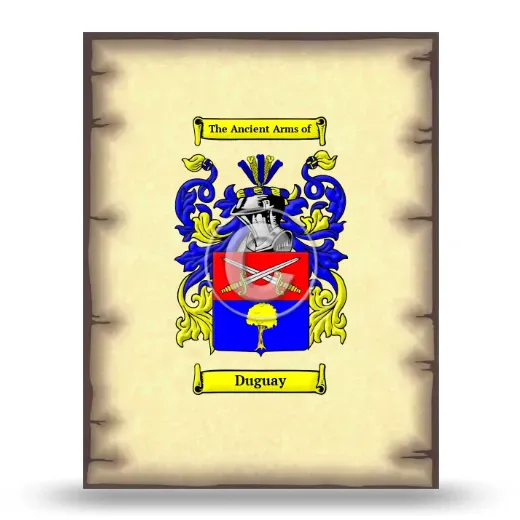 Duguay Coat of Arms Print