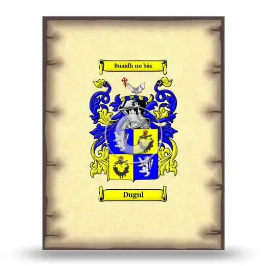 Dugul Coat of Arms Print